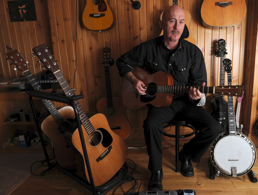 Fraser Nimmo at home in his studio
